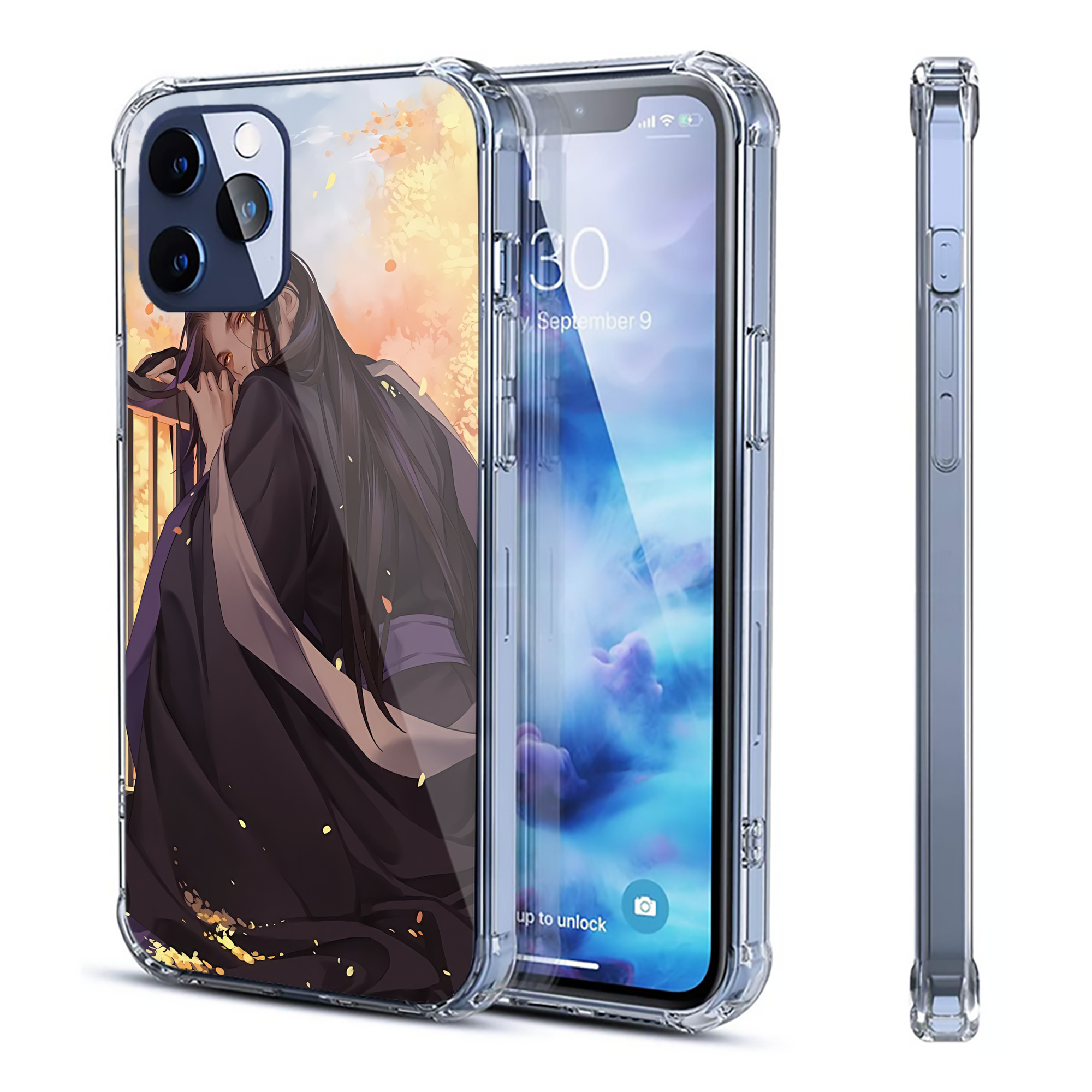 （画像用） 刀剣乱舞 Touken Ranbu 【iPhone 12シリーズ対応】透明スマホケース（クリアソフトケース）